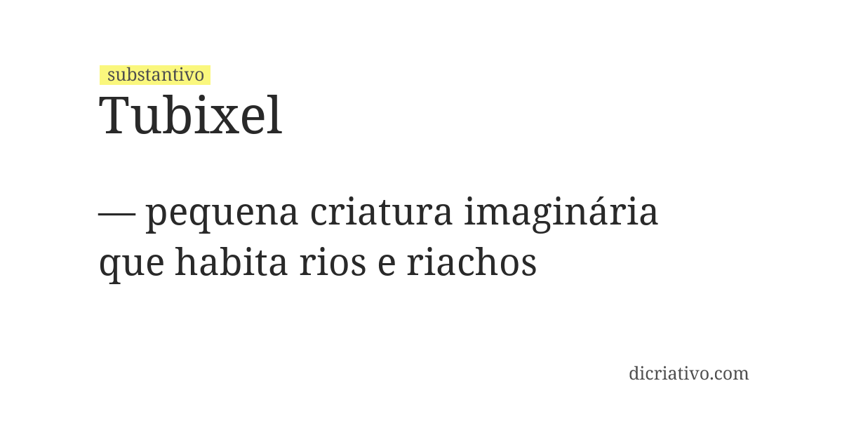 Significado de tubixel