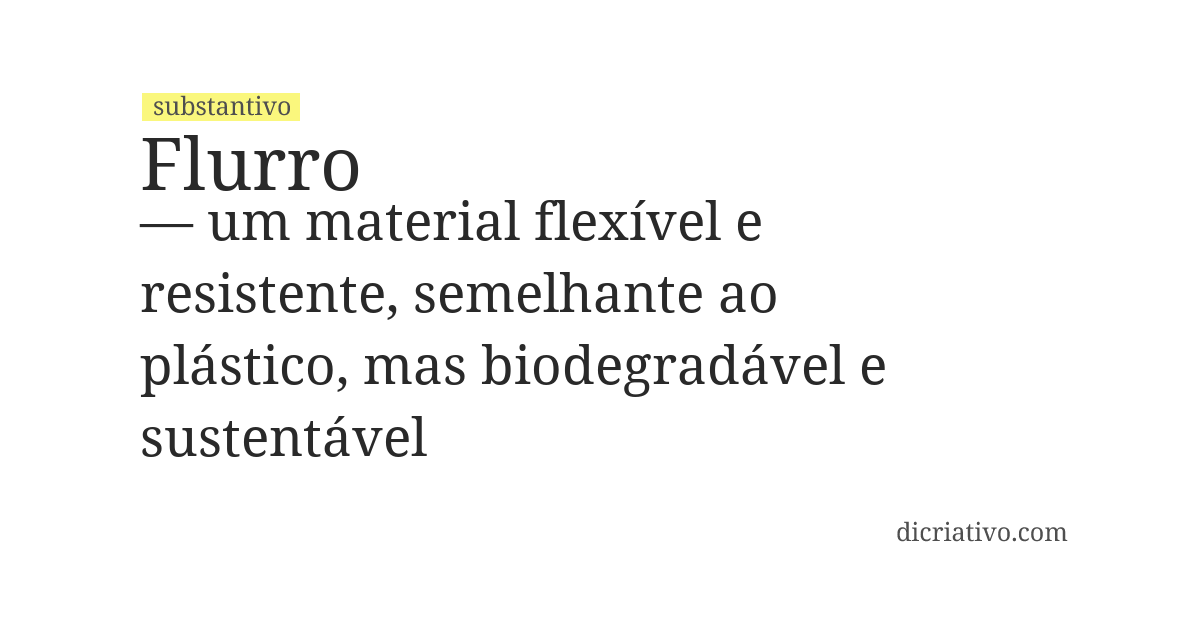 Significado de flurro