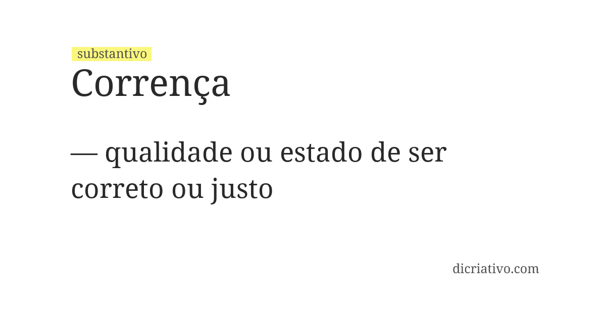 Significado de corrença