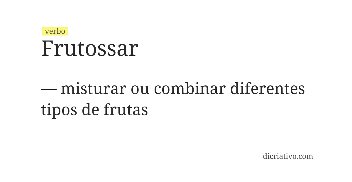 Significado de frutossar