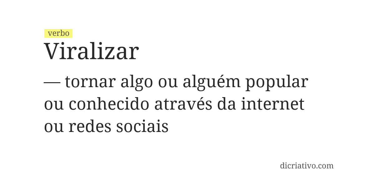 Significado de viralizar