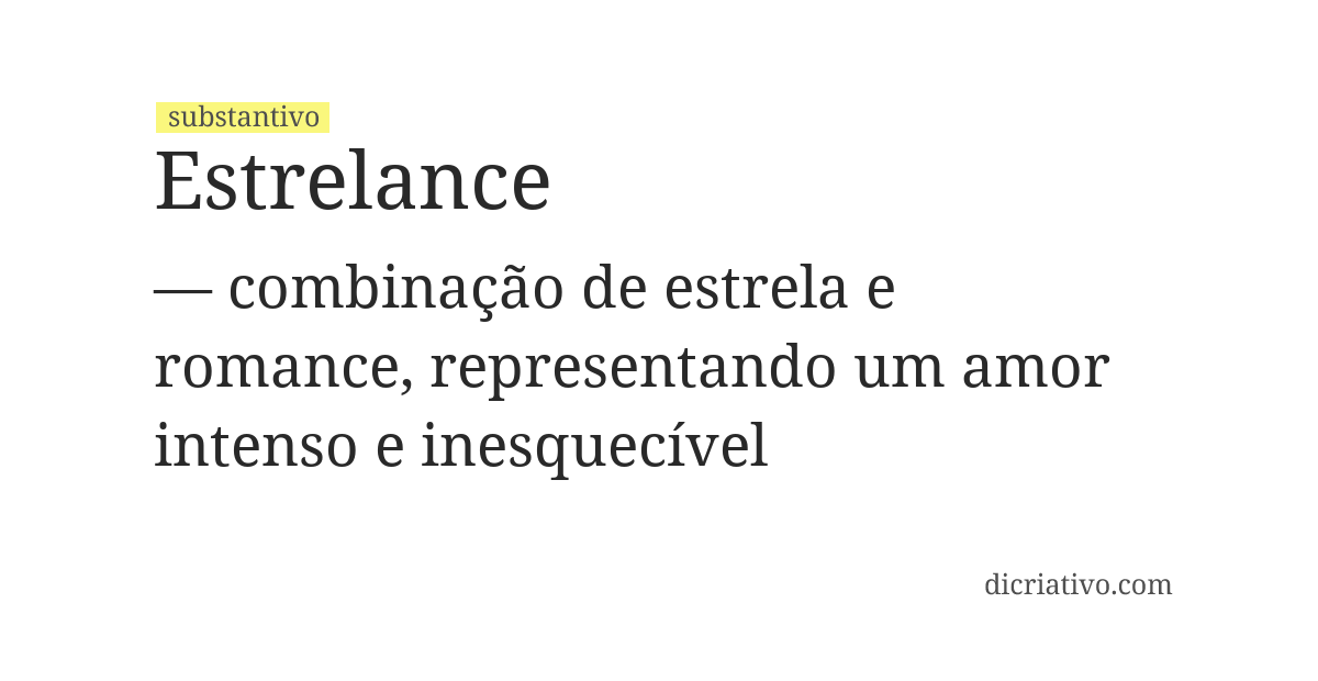 Significado de estrelance