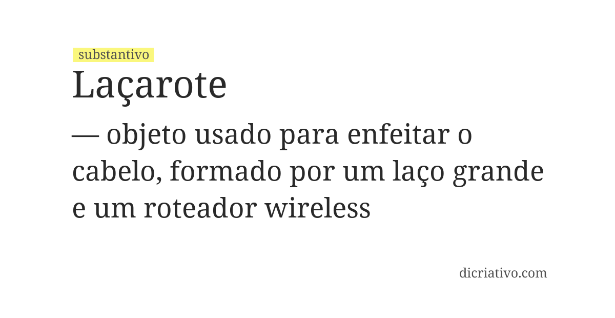 Significado de laçarote