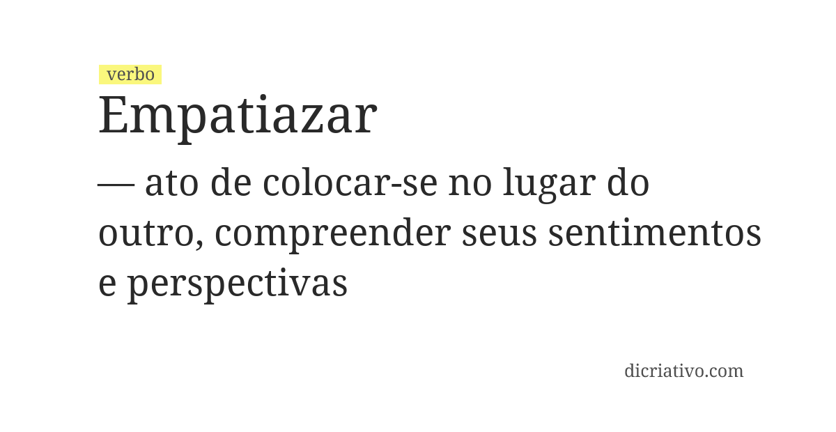 Significado de empatiazar