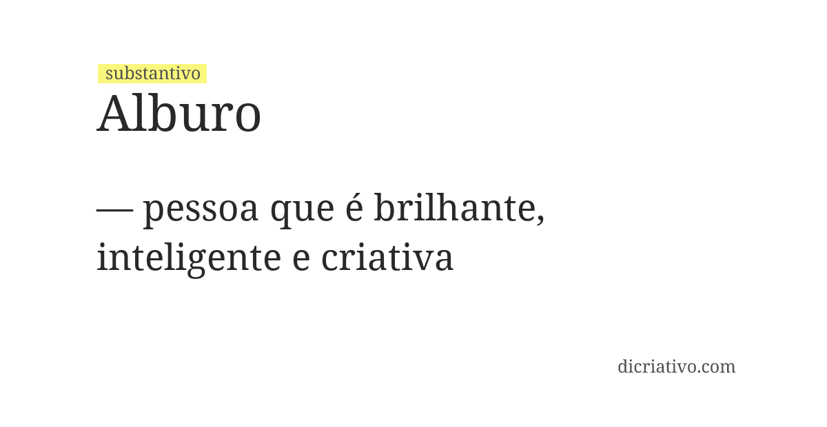 Significado de alburo