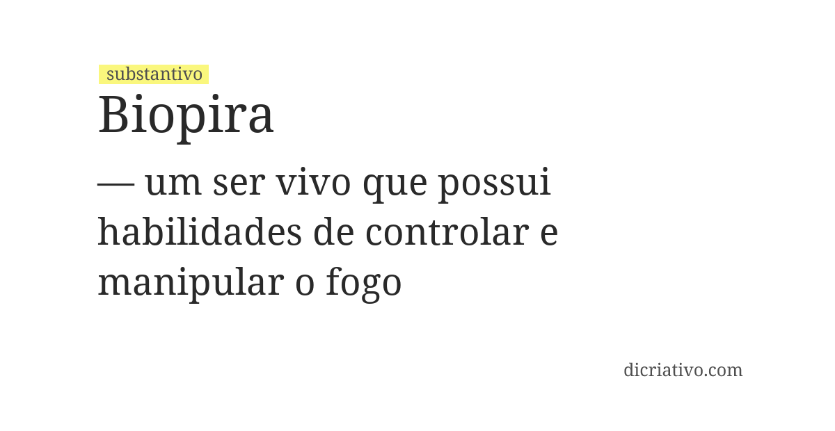 Significado de biopira