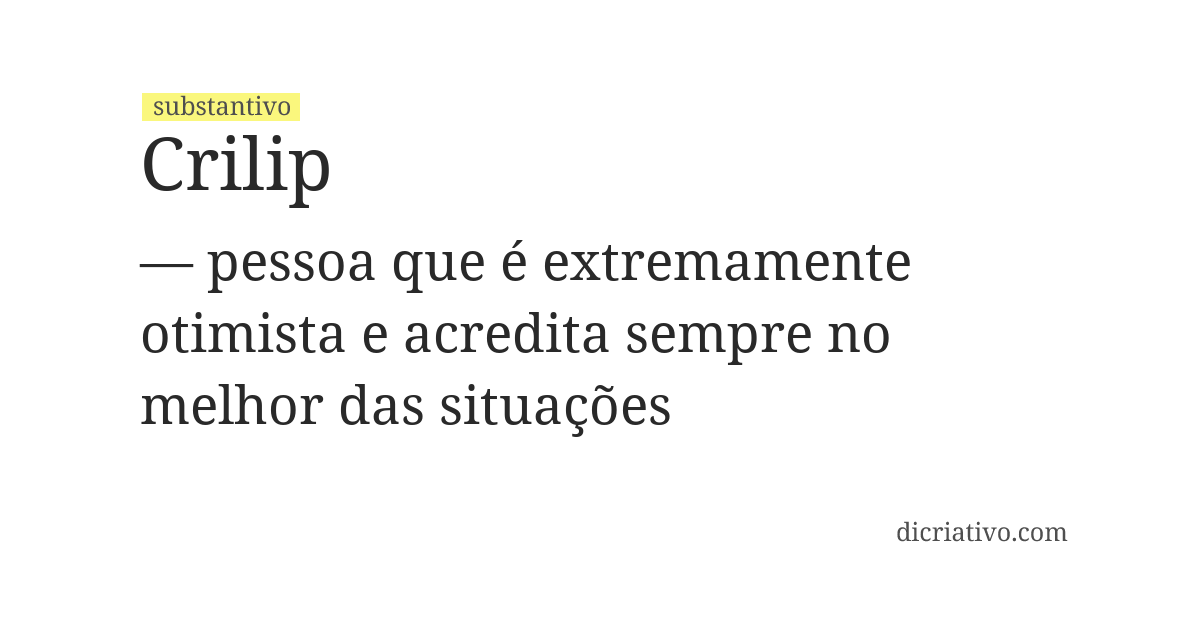 Significado de crilip