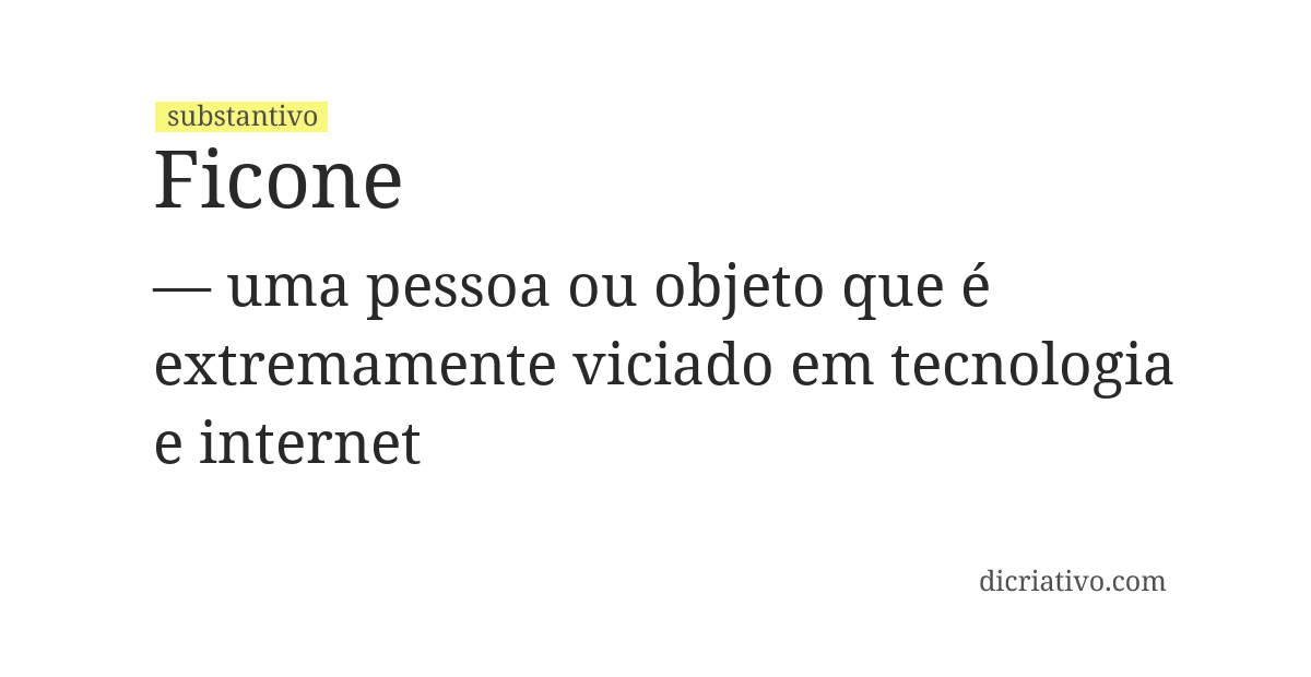 Significado de ficone