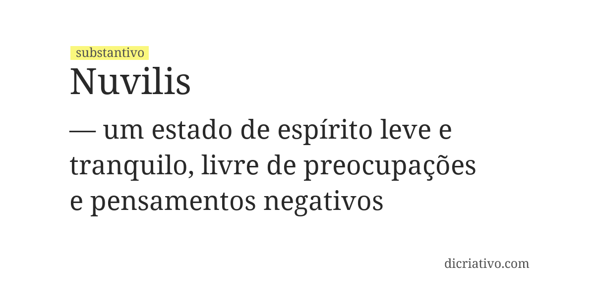 Significado de nuvilis