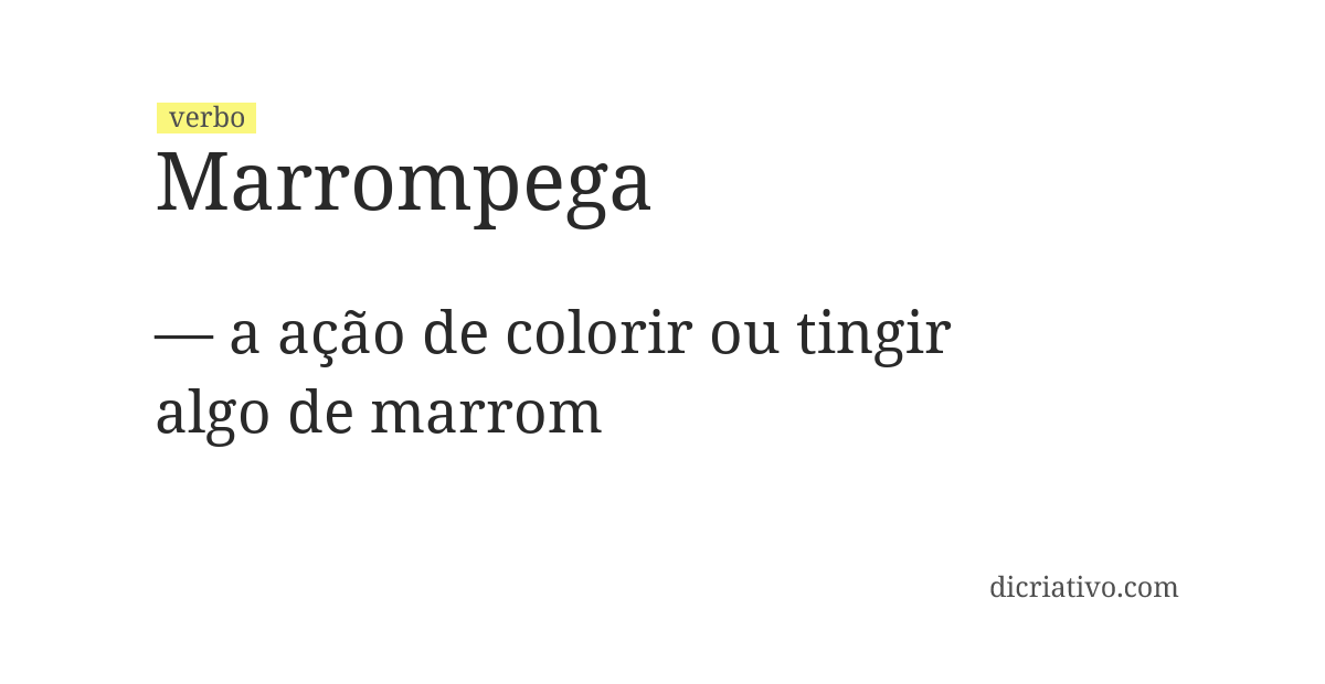 Significado de marrompega