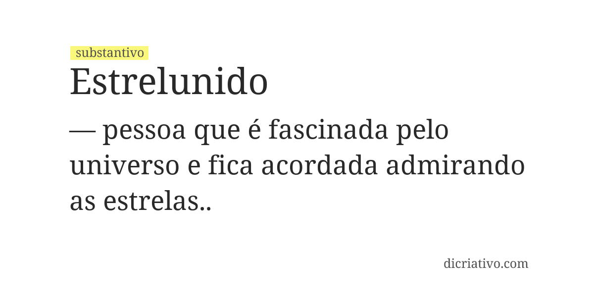 Significado de estrelunido