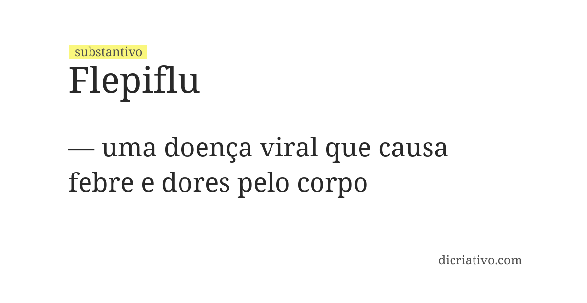 Significado de flepiflu