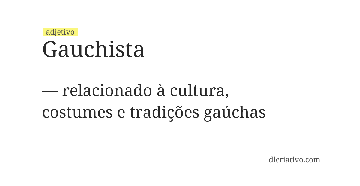 Significado de gauchista
