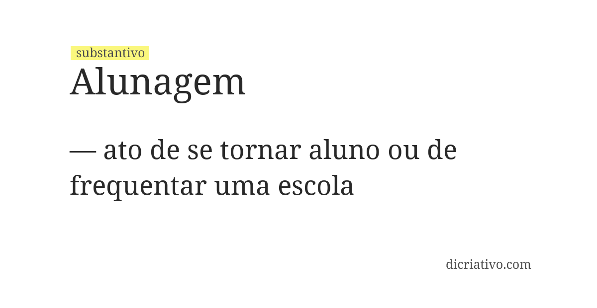 Significado de alunagem