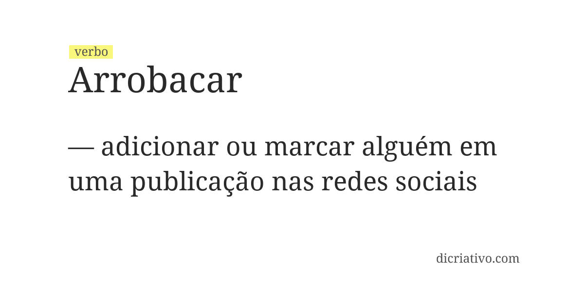 Significado de arrobacar