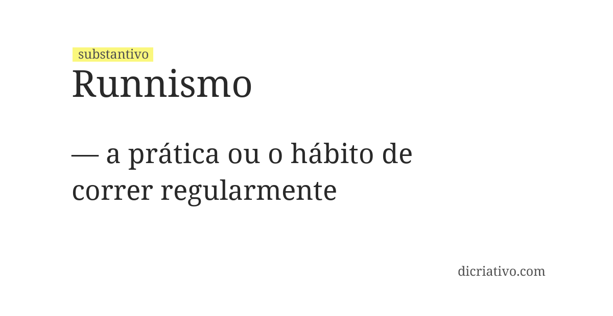 Significado de runnismo