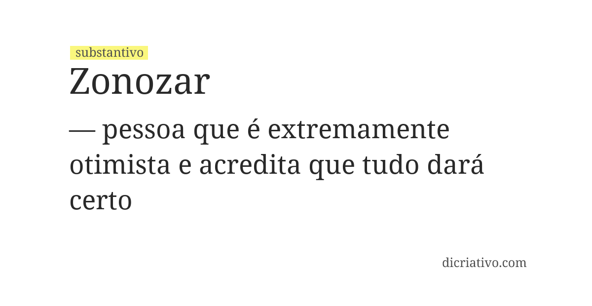 Significado de zonozar