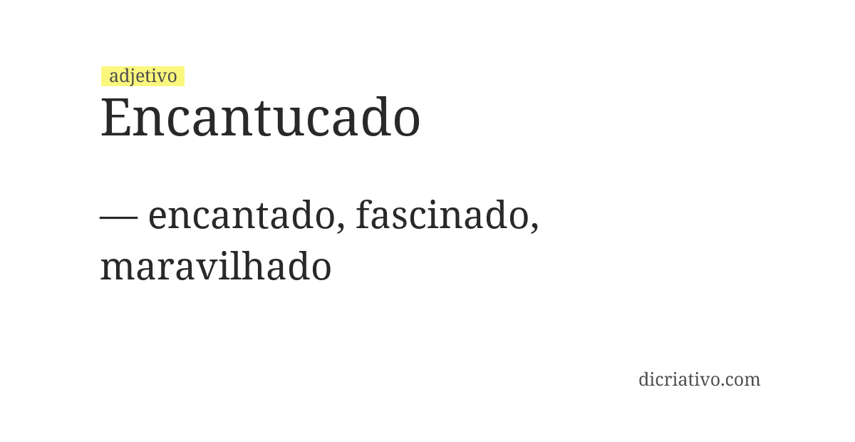Significado de encantucado